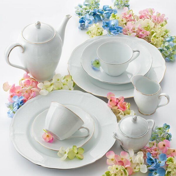 [Raya Deal] Noritake 33Pcs Dinner Set With Teapot -Princess Bouquet - Image 3