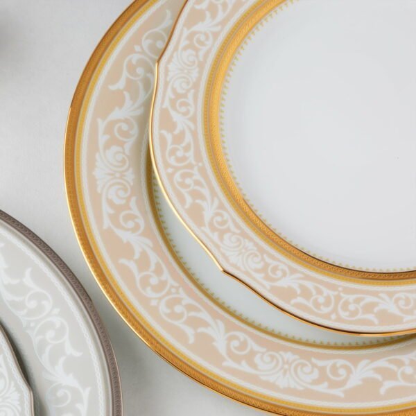 Noritake 33Pcs Dinner Set With Teapot-Glendonald Gold - Image 5
