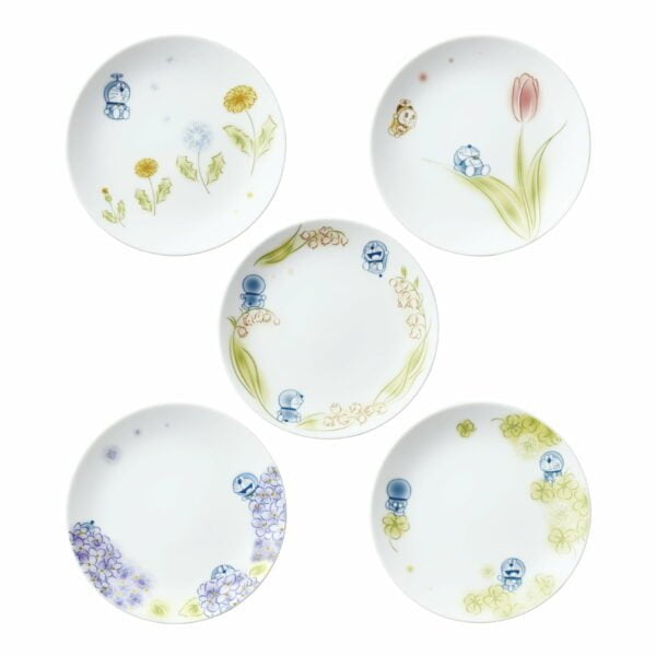 Noritake 5Pcs Plate 16.1Cm Set - Doraemon