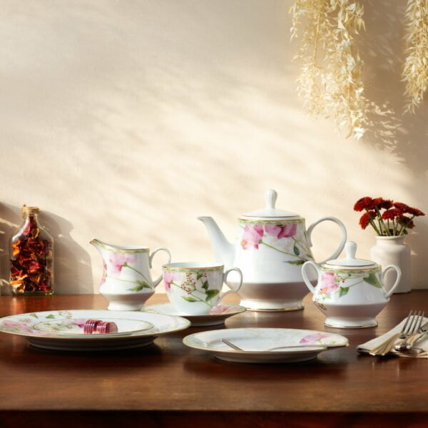 Noritake 23Pcs Tea Set For 6 Person-Poppy Place - Image 3
