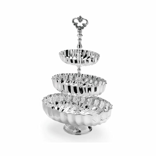 Chinelli Three Level Oval Bowl Alzata Fresonata