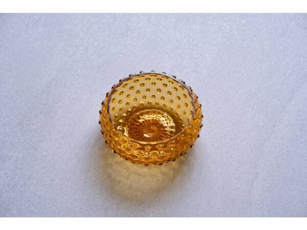 Klimchi Hobnail Bowl 23Cm (Amber) - Image 2