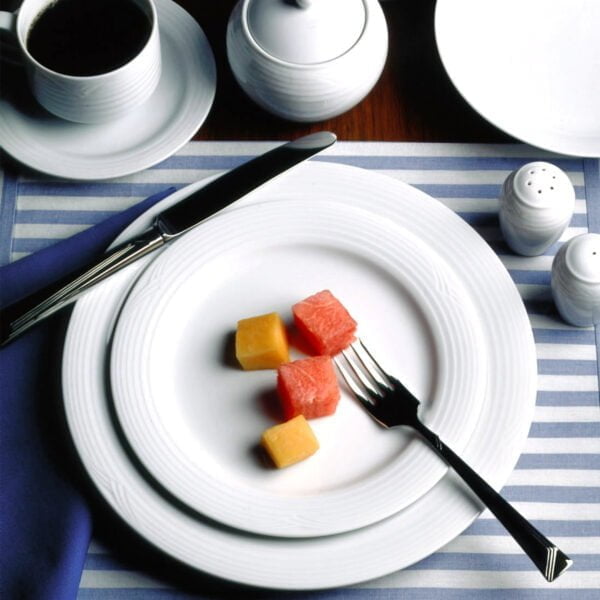Noritake 20Pcs Dinner Set For 4 Person (Salad Plate) - Arctic White - Image 3