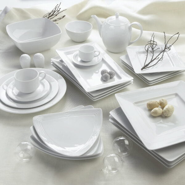 Noritake 16Pcs Dinner Set - Arctic White - Image 3