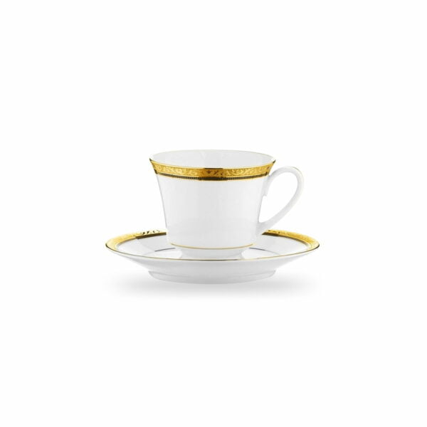 [Raya Deal] Noritake 33Pcs Dinner Set With Teapot - Regent Gold - Image 7