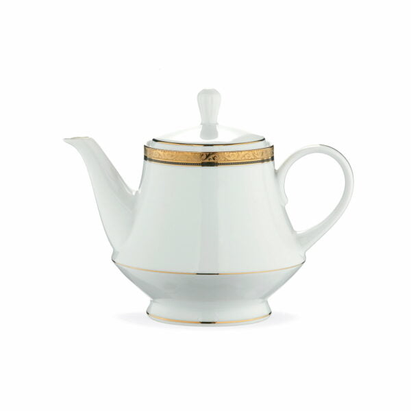[Raya Deal] Noritake 33Pcs Dinner Set With Teapot - Regent Gold - Image 3