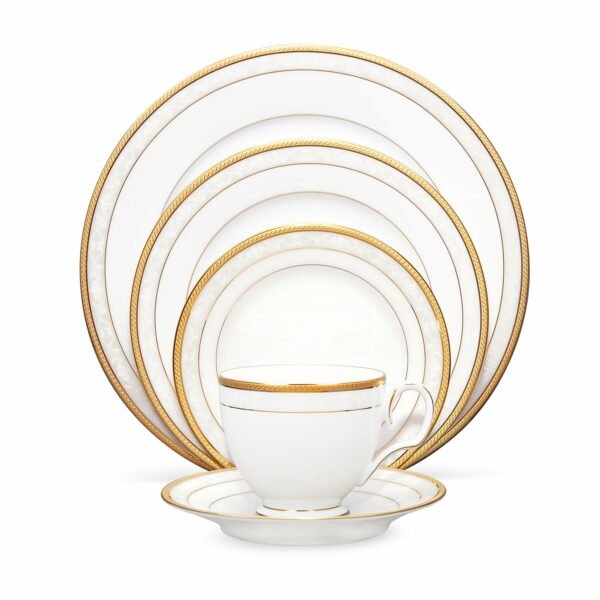 Noritake 23Pcs Tea Set For 6 Persons - Hampshire Gold