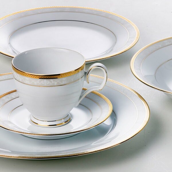 [Raya Deal] Noritake 33Pcs Dinner Set With Teapot -Hampshire Gold - Image 8