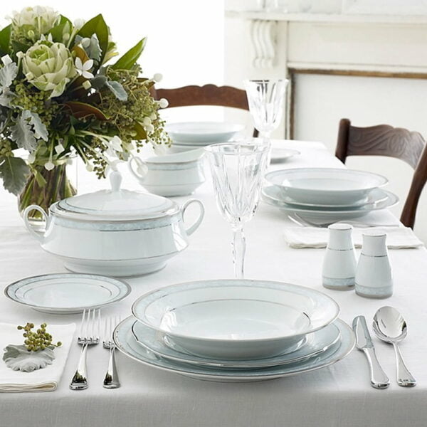 [Raya Deal] Noritake 33Pcs Dinner Set With Teapot -Hampshire Platinum - Image 8
