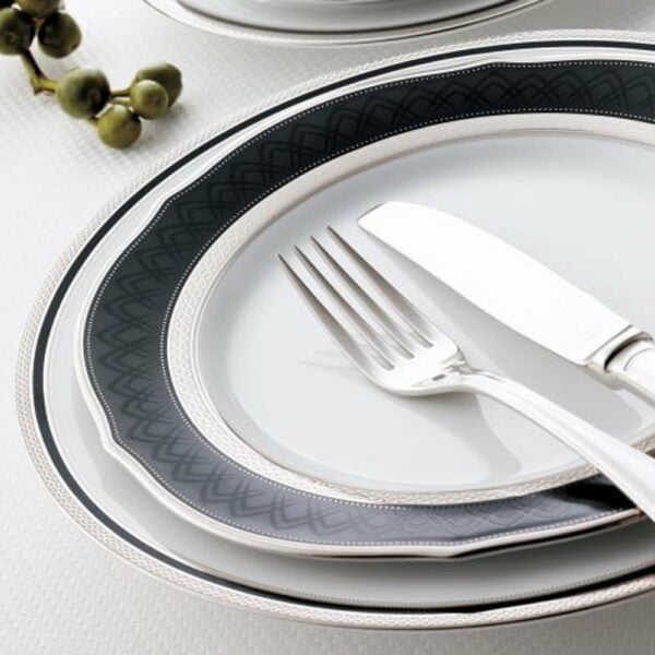 Noritake 47Pcs Dinner & Tea Set For 8 Persons - Austin Plat. - Image 2