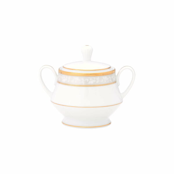 Noritake Sugar Bowl W/Lid - Brunswick Gold