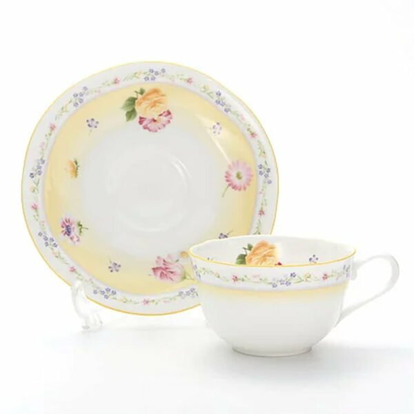 Noritake Cup And Saucer Pair Set - Jeune Fleur - Image 4