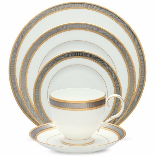 Noritake 47Pcs Dinner & Tea Set For 8 Person-Brilliance