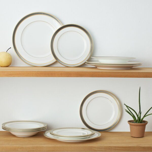 Noritake 47Pcs Dinner & Tea Set For 8 Person-Brilliance - Image 3