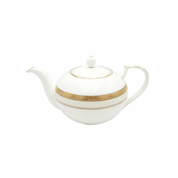 Noritake 14Pcs Chinese Tea Set- Odessa Gold - Image 5
