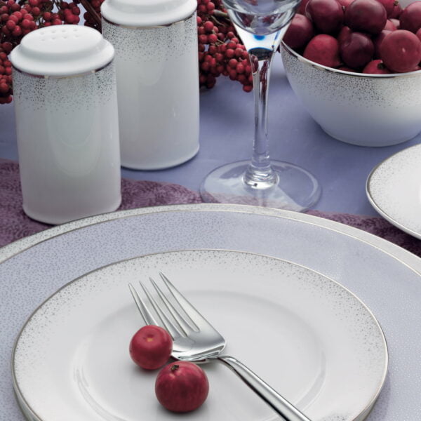 Noritake 47Pcs Dinner & Tea Set For 8 Persons - Alana Platinum - Image 3