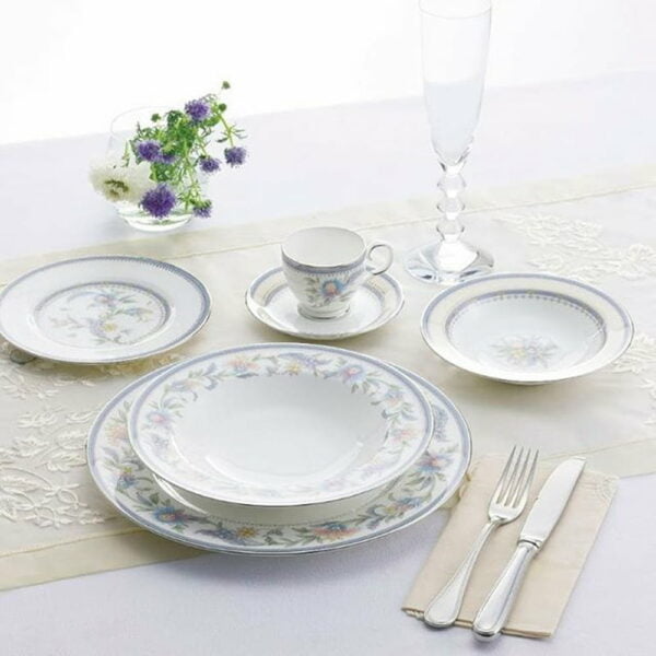 Noritake 96Pcs Dinner &Amp; Tea Set For 12 Persons - Jardin Fleuri - Image 4