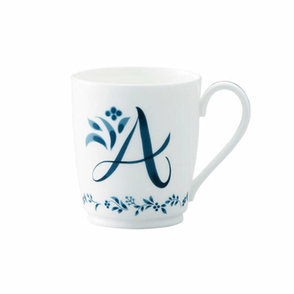 Noritake Alphabet Mug Collection With Gift Box - A