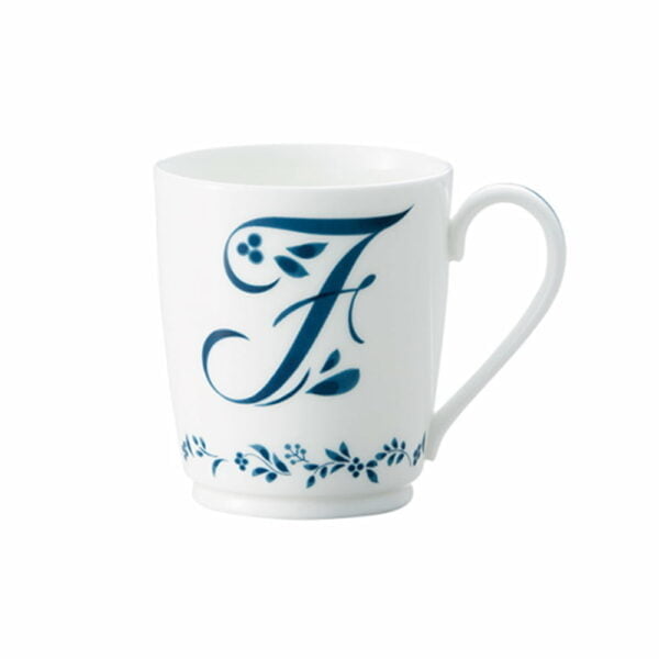 Noritake Alphabet Mug Collection With Gift Box - F