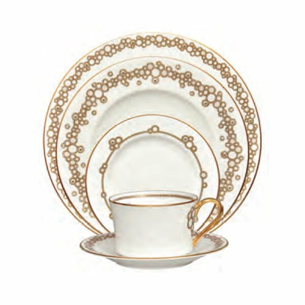 Noritake 47Pcs Dinner & Tea Set For 8 Persons -Chatham Gold