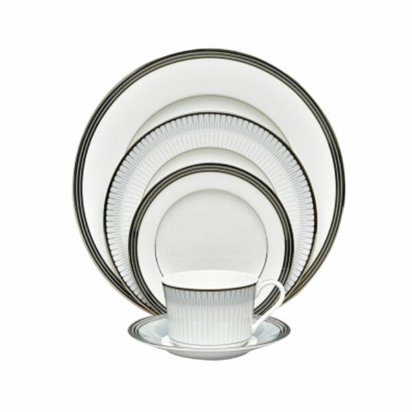 Noritake 47Pcs Dinner & Tea Set For 8 Persons -Bogart Platinum