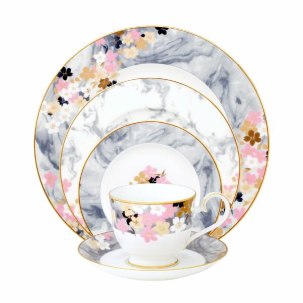 Noritake 47Pcs Dinner & Tea Set For 8 Person - Moonlit Blossoms