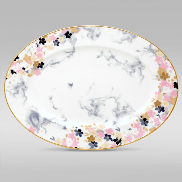 Noritake 47Pcs Dinner & Tea Set For 8 Person - Moonlit Blossoms - Image 4