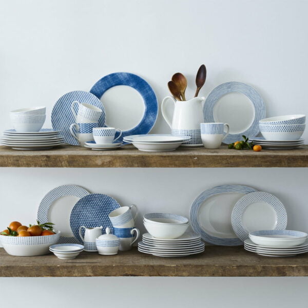 Noritake 12Pcs Dinner Set (Coupe) For 4 Persons - Hammock Blue - Image 6