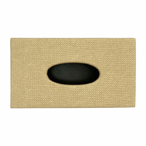 Artemis Tissue Box - Rectangular With Sliding Bottom - Chain Gold - Image 2