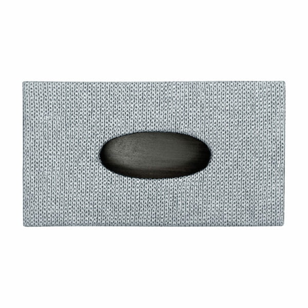Artemis Tissue Box - Rectangular With Sliding Bottom - Chain Beige Silvery - Image 2