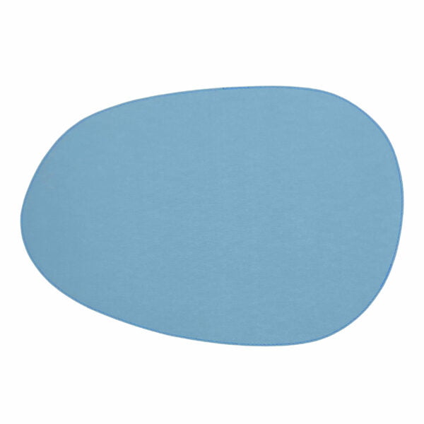 Artemis 2 Colors Placemat Stone Shape - Elegant Orange & Elegant Blue - Image 3
