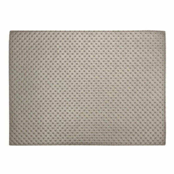 Artemis 2 Colors Placemat Rectangular - Punto Stone Black & White Silver - Image 2