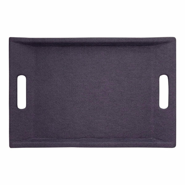 Artemis Tray With Handle -Large - Chain Purple