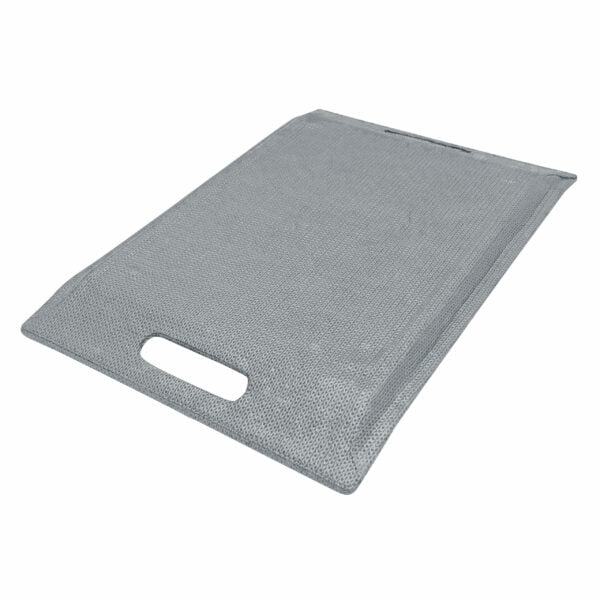 Artemis Tray With Handle - Large - Chain Beige Silvery - Image 2