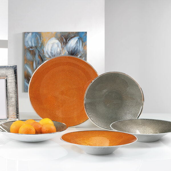 Dogale Safari Coccodrillo Orange Centrepiece D. 35 H 6 - Image 3