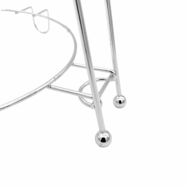 Equinox 3 Tier Cake Stand - Silver Plated - Image 3