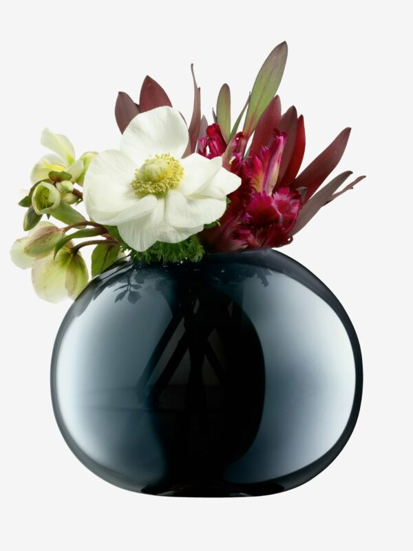 LSA Epoque Vase H13.5Cm Sapphire/Lustre - Image 2