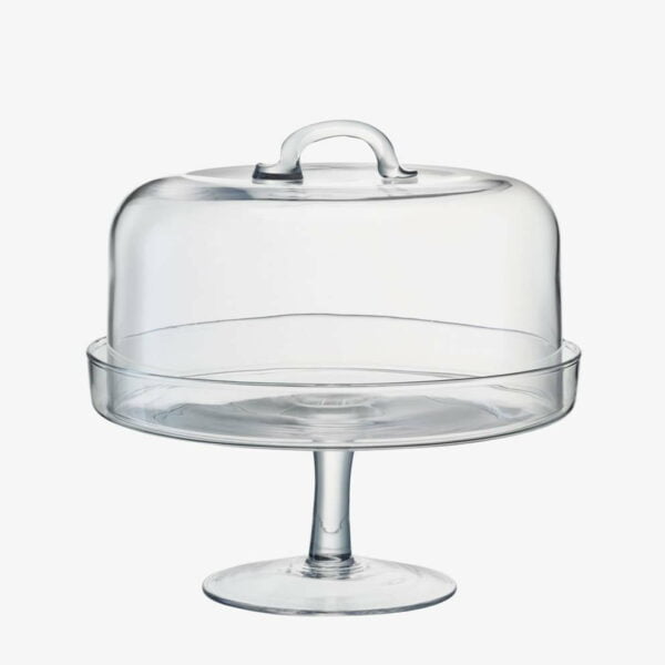 LSA Serve Cakestand & Dome 26.5Cm/25Cm Clear