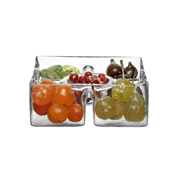 LSA Serve Square Platter 23Cm Clear - Image 2