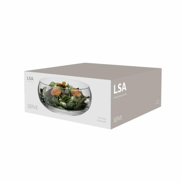 LSA Serve Low Bowl Ø27.5Cm Clear - Image 4