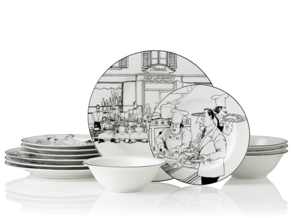 Noritake 12Pc Dinner Set For 4 Person - Le Restaurant