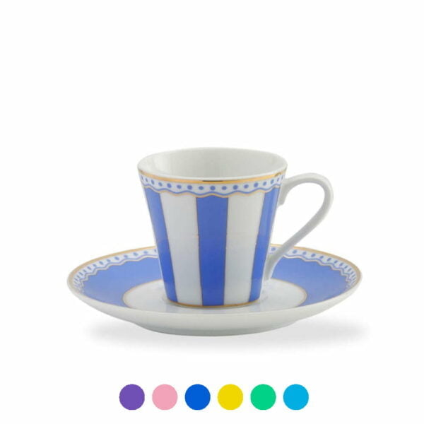 Noritake Carnivale Ad (Espresso) Cup And Saucer With Gift Box - Carnivale Collection