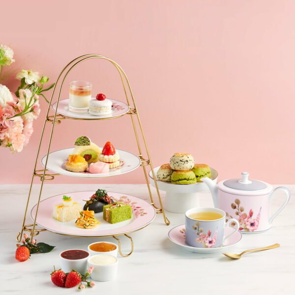 Noritake Afternoon Tea 3-Tier Serving Stand Set - Celest Thoi - Image 6